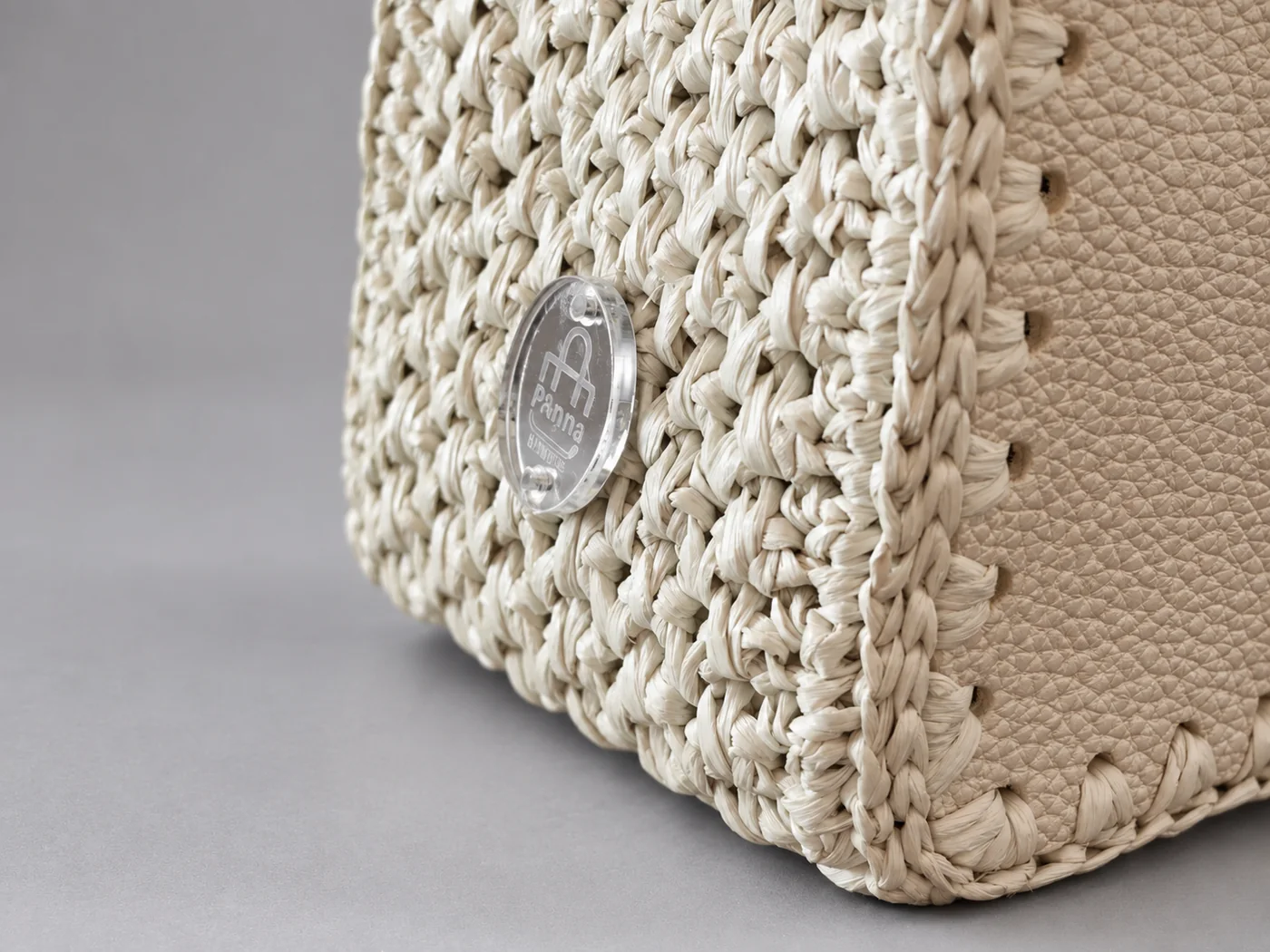 Mini kelly avorio, borsa fatta a mano Panna Bags
