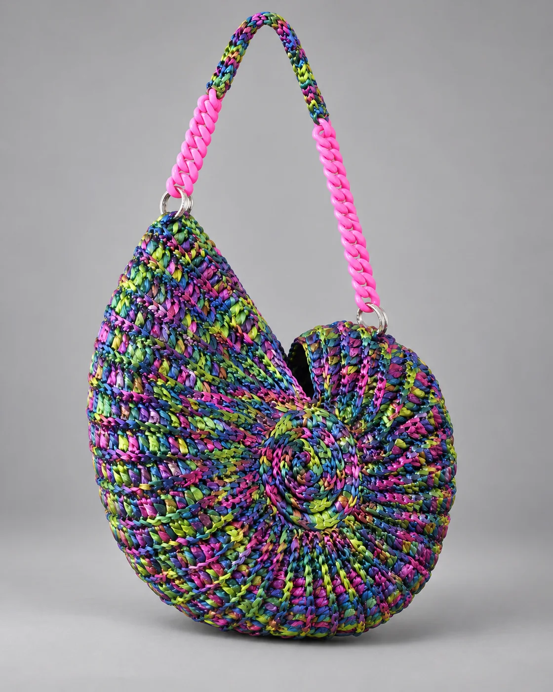 Multicolor fluo, borsa fatta a mano Panna Bags