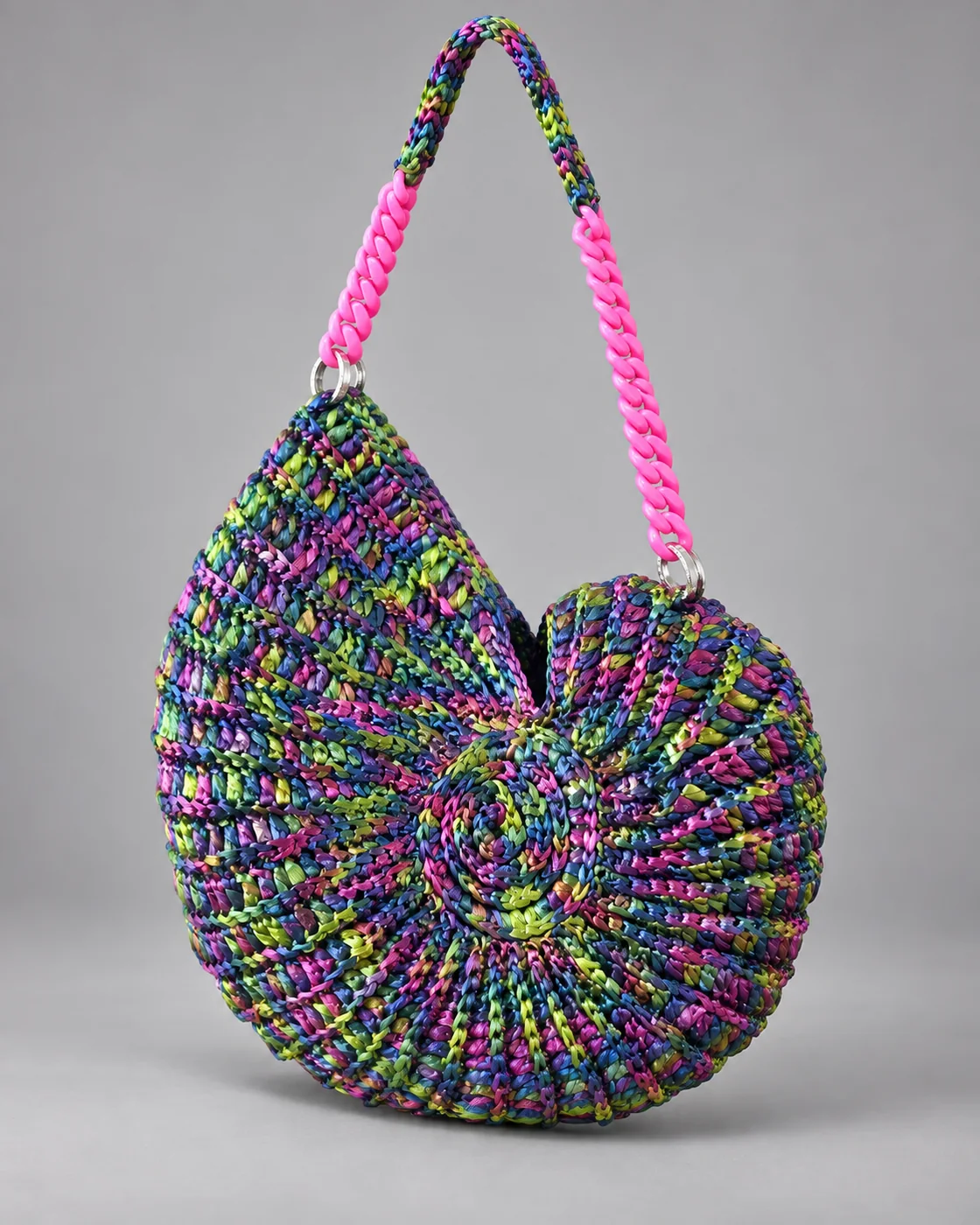 Multicolor fluo, borsa fatta a mano Panna Bags