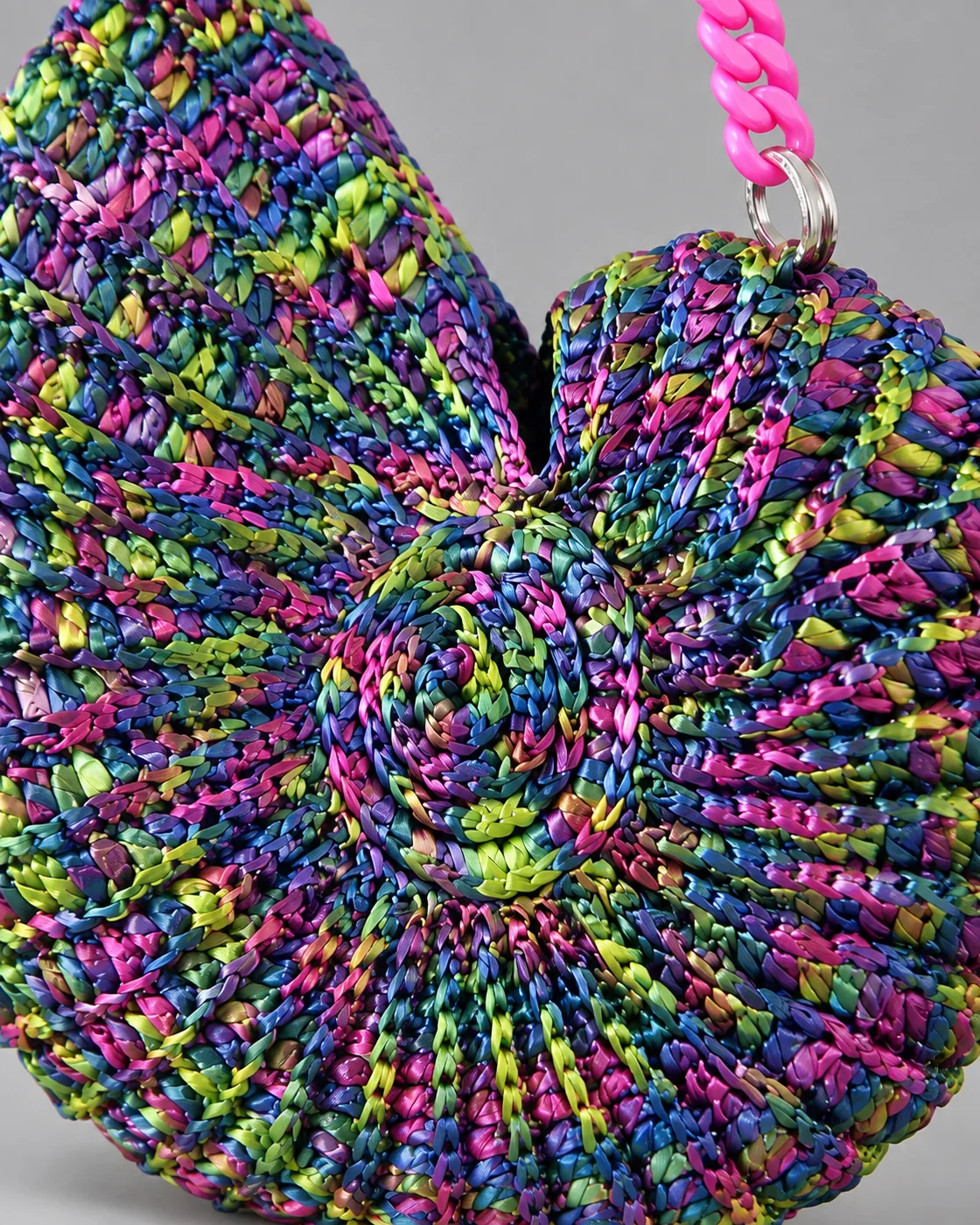 Multicolor fluo, borsa fatta a mano Panna Bags