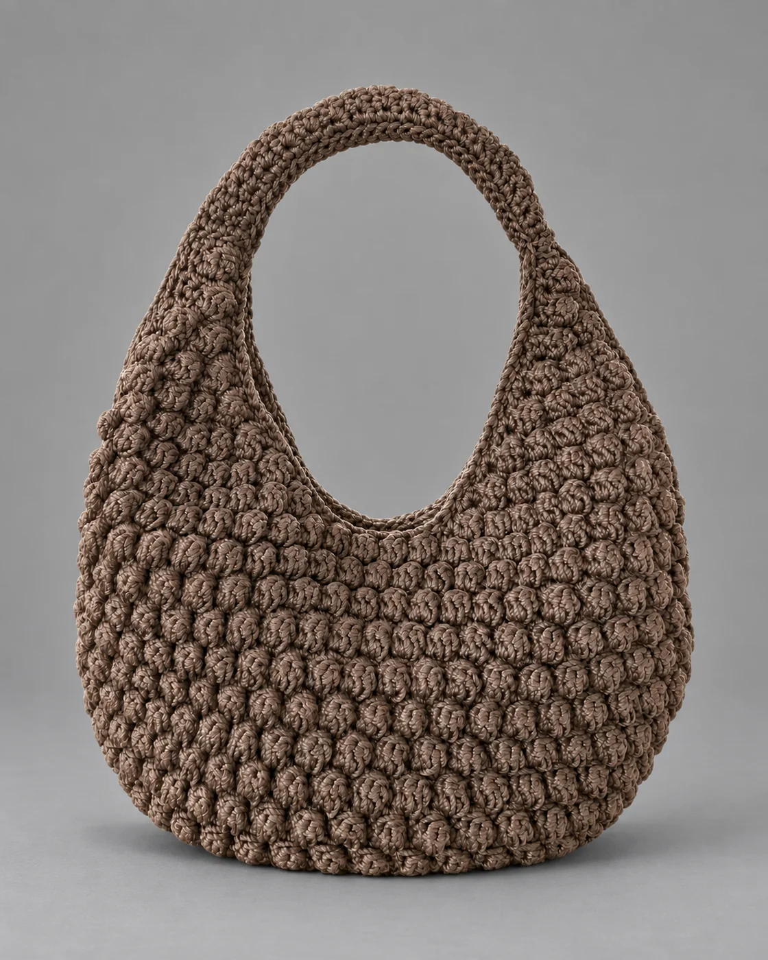 Hobo tortora bobble, borsa fatta a mano Panna Bags