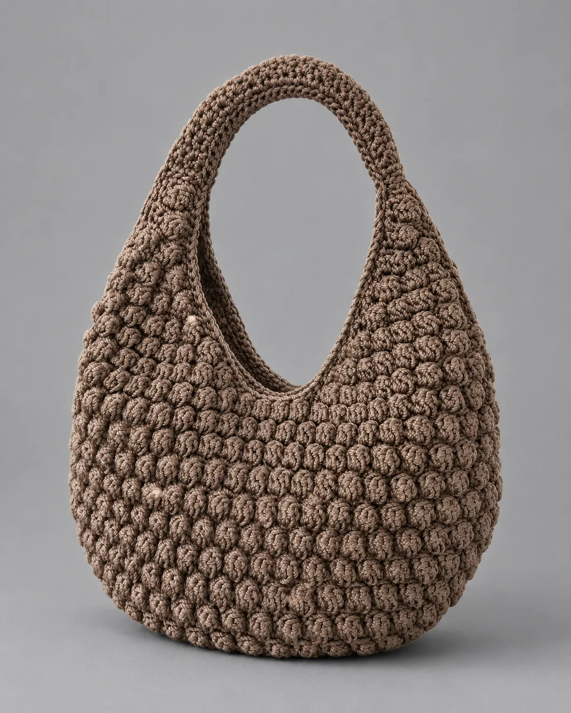 Hobo tortora bobble, borsa fatta a mano Panna Bags