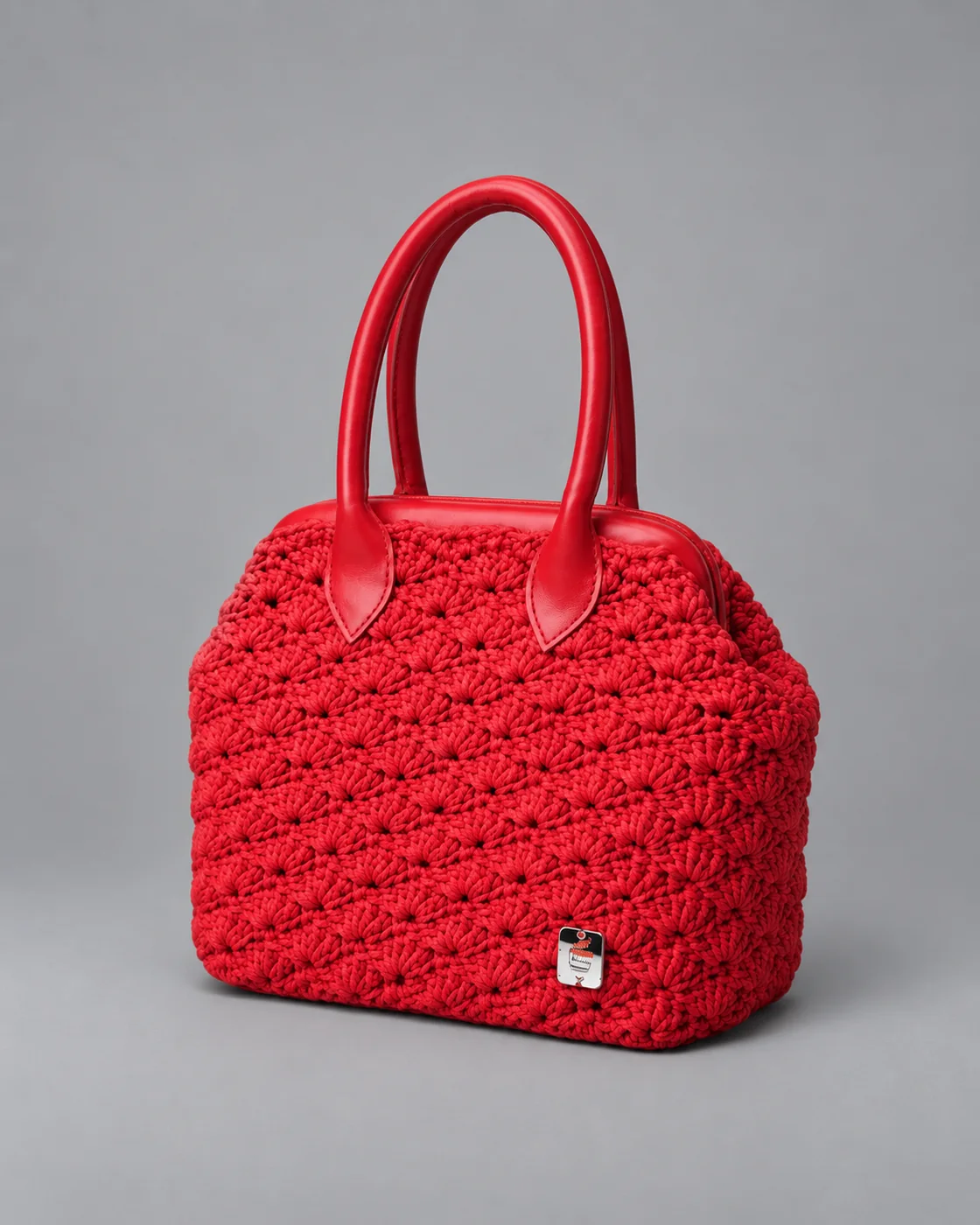 Rossa trapuntata, borsa fatta a mano Panna Bags
