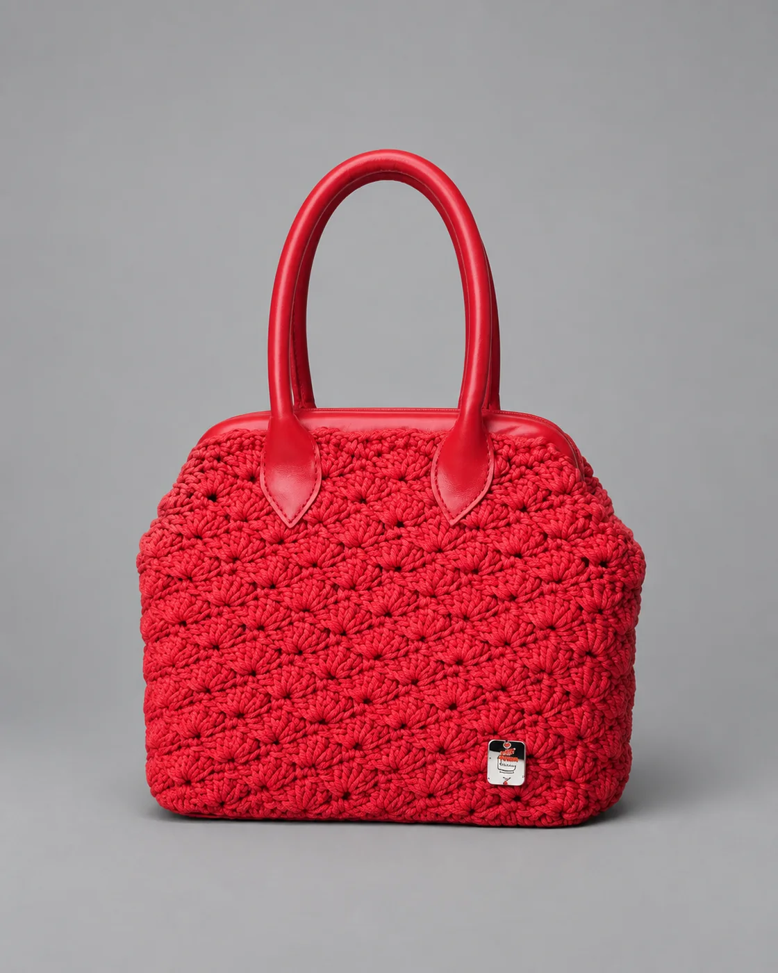 Rossa trapuntata, borsa fatta a mano Panna Bags