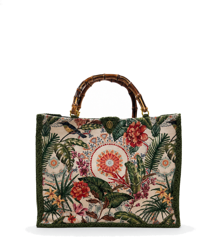 Tote Panna Bags in gobelin floreale