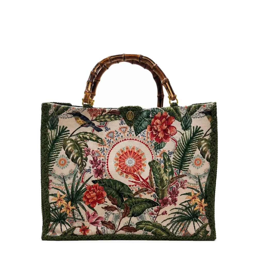 Tote gobelin floreale