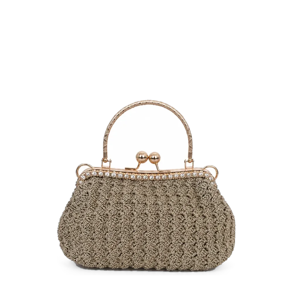 Pochette oro champagne