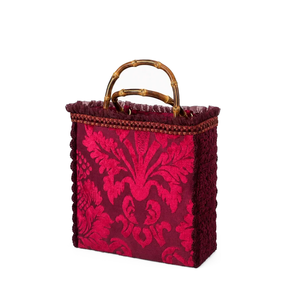 Tote velluto damascato